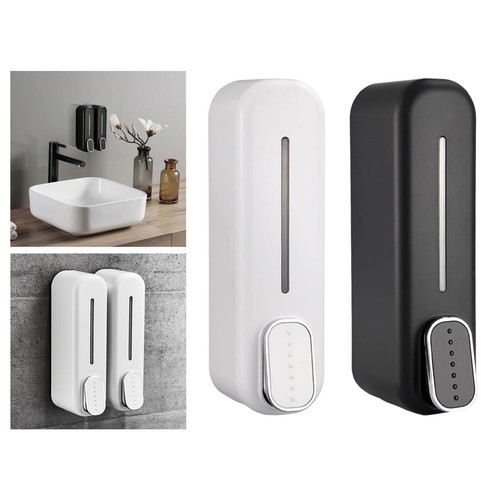 Wall mount hand liquid shampoo - hand,