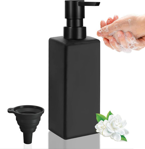 350ml black soap dispenser - 350ml,