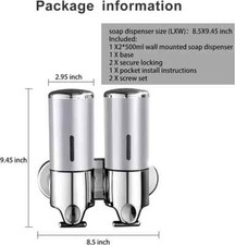 Wall-Mounted Soap & Shampoo